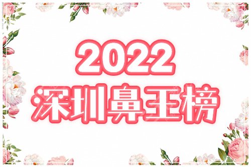 深圳鼻王医生