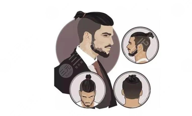 男孩长发发型