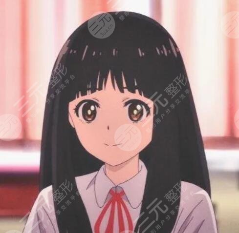 黑长直发